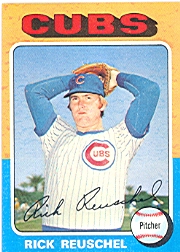 1975 Topps Baseball Cards      153     Rick Reuschel